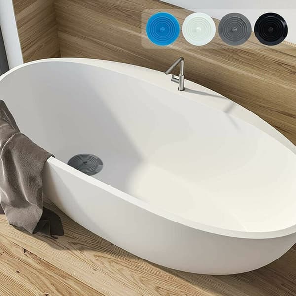 Silicone Bath Plug Kitchen Drain Stopper Diameter 15cm Universal Drain Plug for Kitchen Bathroom and Laundry Rooms (1-pack)
