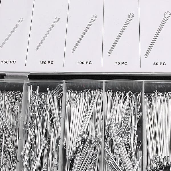 Rustfrit stål U-stift 555 Hårnålsstift, 10 mm x 50 mm, 10-pak