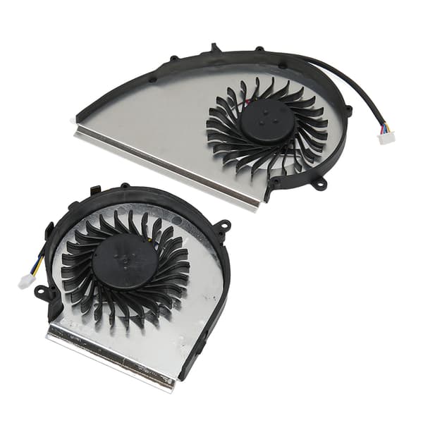 Køleventilator 4-benet aluminiumslegering ABS let udskiftelig bærbar køleventilator til MSI GE72VR GP72VR GP72MVR CPU-køleventilator og GPU-køleventilator
