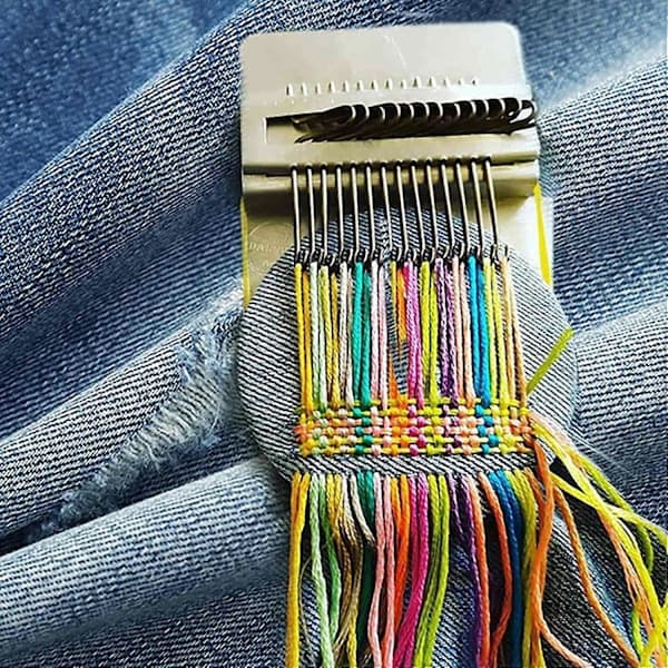 Mini Weaving Loom Speedweve Type Weaving Tool, Knitting Loom Fast Mini Darning Convenient Knitting Loom DIY W