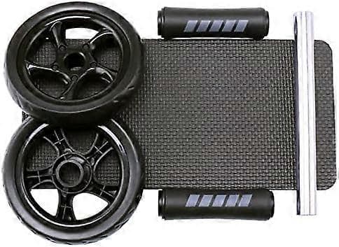 Abdominal Roller for Strength Training Equipment - Ab Wheel for Sit Ups for Home Gym with Extra Thick Knee Pad Mat - Ab Trainer