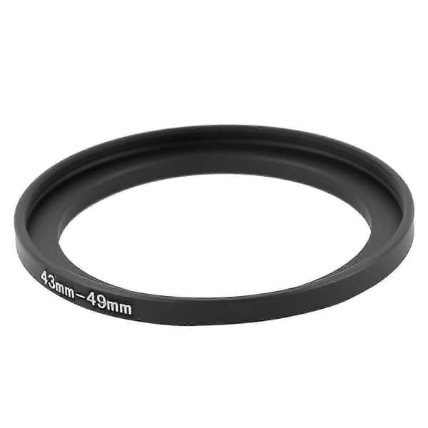 43mm til 49mm Metal Step Up Filter Ring Adapter til Kamera.