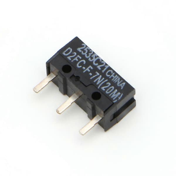 5 stk 20M Mikrobryter D2FC-F-7N for Musbytte Erstatning Testet