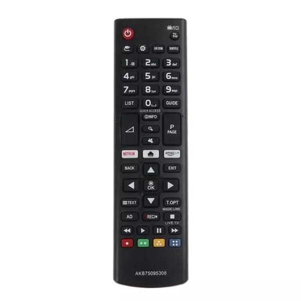 Universal Remote Control for LG TV AKB75095308 Black