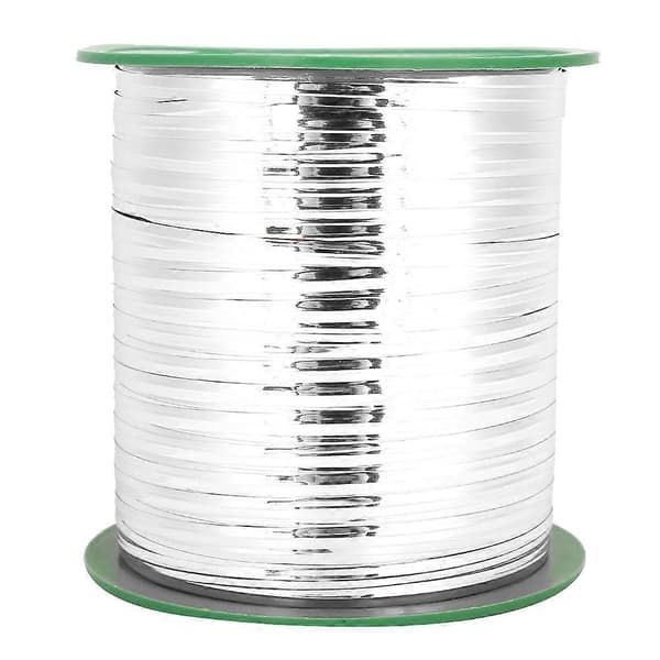 400 Yards Twist Ties Godispåsar Bakning Förpackning Presentförpackning Blomma Twist Ties Silver
