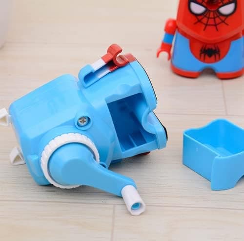 Creative Cartoon Pencil Sharpener for Kids, Spiderman Batman Hand