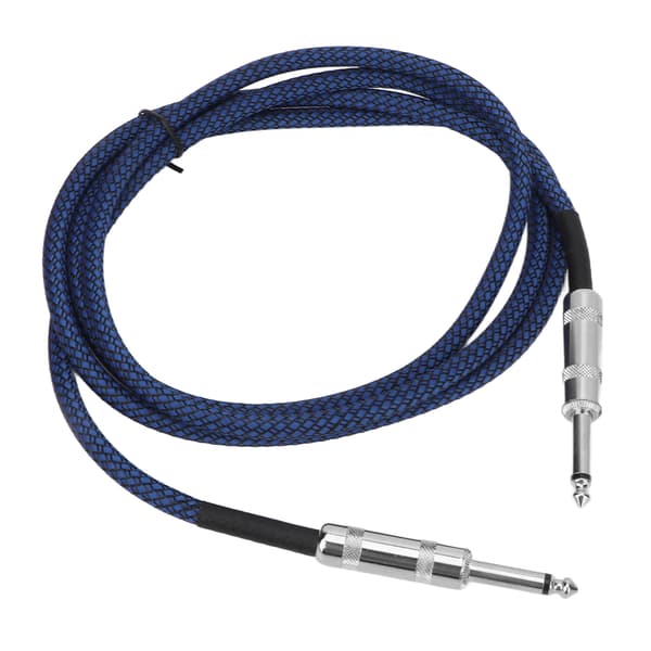 1/4 inch Cable Guitar Cable Bass Noise Reduction Braid Shielding 6.35mm Instrument Cable for Electric Guitar Amplifier 3m/9.8ft