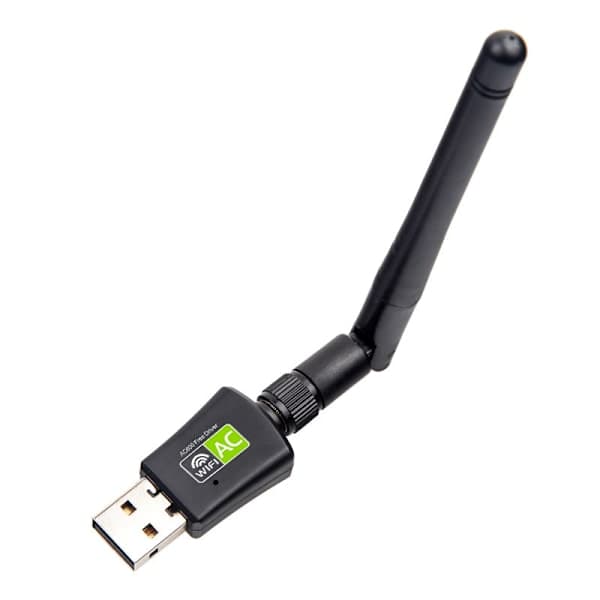 Driverfritt nettverkskort 2.4G/5.8G WiFi-mottaker/sender