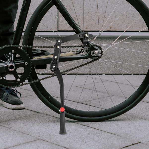 Justerbar sidestøtte i robust aluminiumslegering til mountainbikes og racercykler i ujævnt terræn