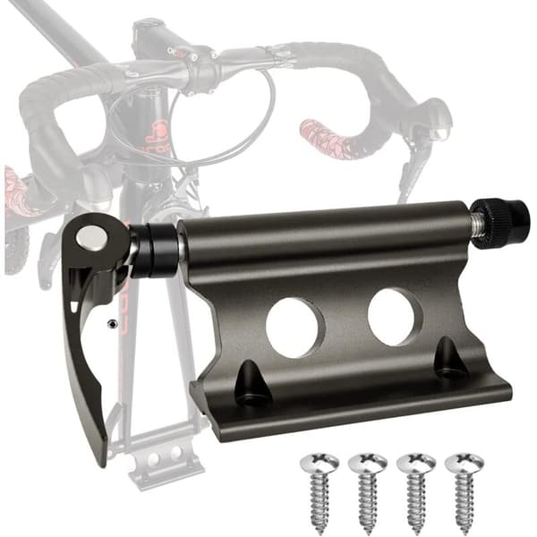 Quick Release Bicycle Fork Mount, Aluminum Alloy, Bike Front Fork Holder for Truck Trailer