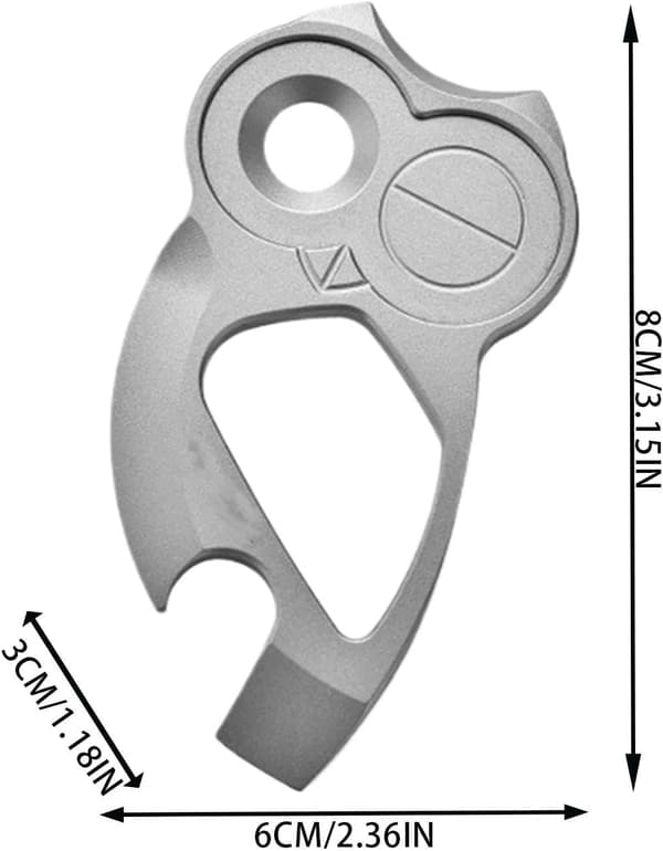 titanium-flaskeåbner kreativt designet, bærbar -