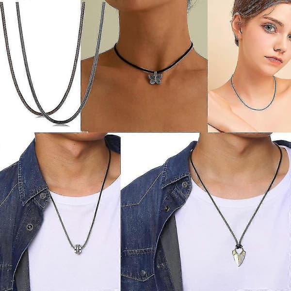 2mm Leather Cord with Lobster Clasp for Necklace Pendant Bracelet String 75cm 75cm