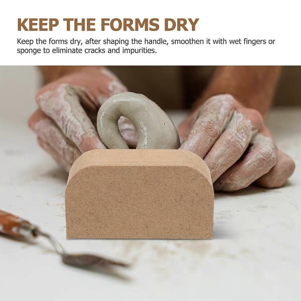 1 Set Wood Ceramic Mug Handle Molds Pottery Cup Handle Making Tools Mug Accessories