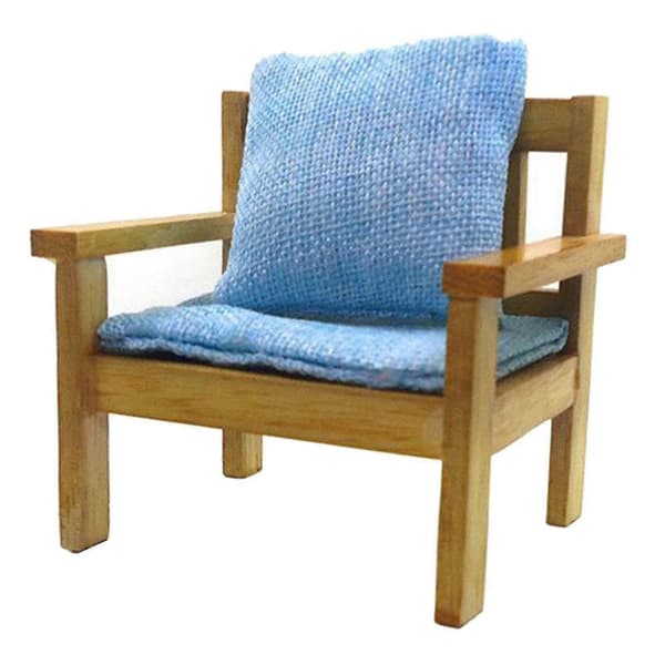 1/12 Møbler Enkel Sofa Lenestol, Scener R Tilbehør