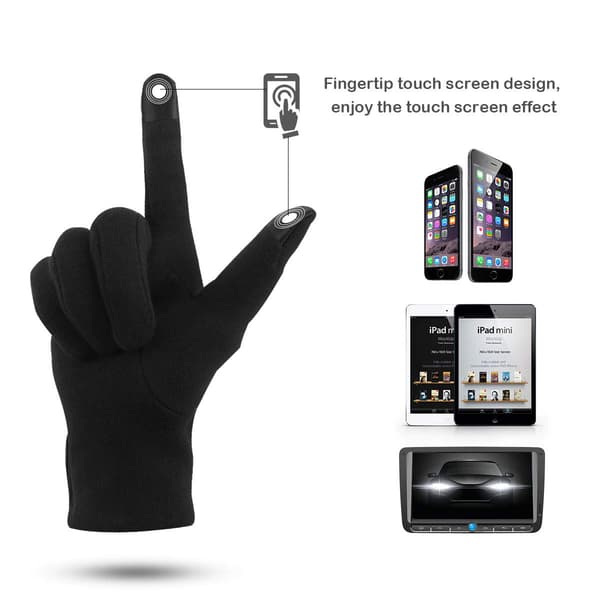 Touchscreen-handsker til kvinder - Vintervarme handsker Tykt fleecefor Elegante handsker Julegaver til kvinder Piger