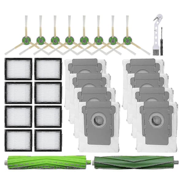 Sett for iRobot Roomba i7 i7+ i3 i4 i6 i8+ j7+ E5 E6 E7 Robotstøvsuger