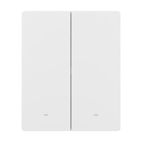 Sonoff ZBM5-2C-80W Zigbee wall switch 2-channel for installations with or without neutral wire, app and voice control, scheduling