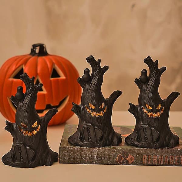 Halloween LED Pumpkin Lanterns - Electronic Lights for Spooky Decor and Festive Atmosphere