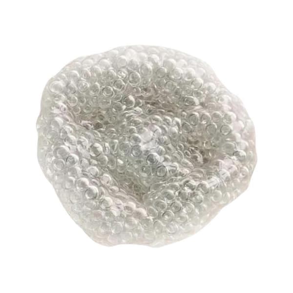 Håndlavede trykaflastningsbolde, Squishy Stress Relief Sensorisk Legetøj Klemmebolde Transparent Transparent