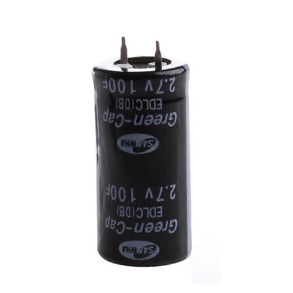 2 stk. Superkondensator 2,7V 100F Ultrakondensator Farad Ny
