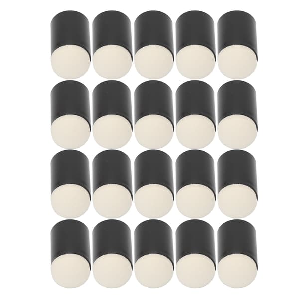 20 stk. Mini Finger Svamp Dauber DIY Håndværk Blød Tegning Maleri Svamp Dauber Sæt til Mørke Rande