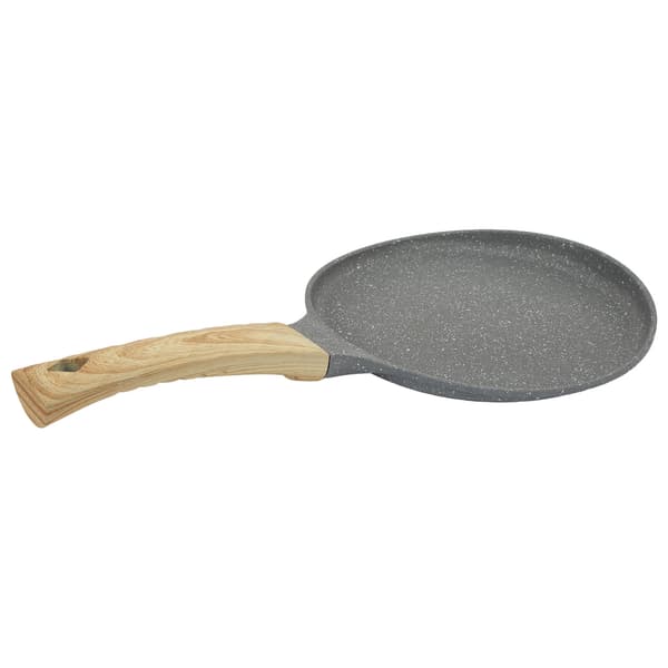 Frying Pan Flat Bottom Even Heating Non-stick Cooking Cookware with Handle for Food 20cm / 7.87in