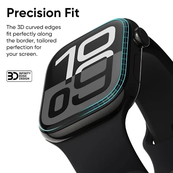 5 stk. skjermbeskytter for Apple Watch 10 9 8 7 6 5 40MM 41MM 42MM 44MM 45MM 46MM Keramisk film for IWatch Ultra 49MM Ikke Glass Series 10 42MM Series 10 42MM 5PCS