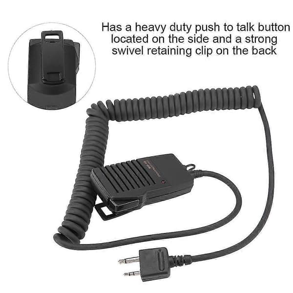 Handheld Speaker Microphone For Icom Ic-v8 V85 V82 Ic- T8a 2at W32a E90 Radio