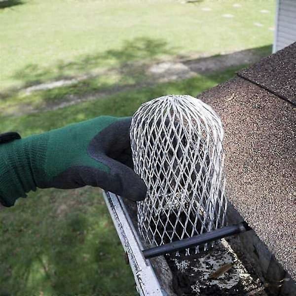 6-pack 3-inch Expandable Aluminum Gutter Guards - Prevents Leaves and Blockages