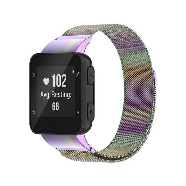 Garmin Forerunner 35 / 30 Milanese -kellon ranneke [DB] Värikäs Colorful