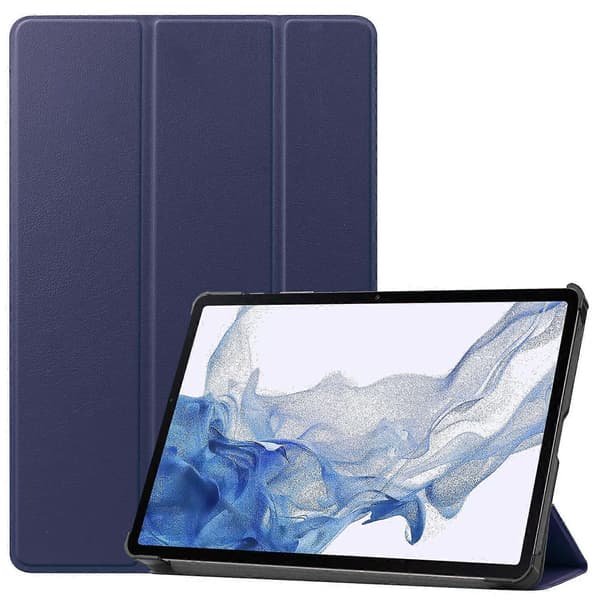 Til Samsung Galaxy Tab S10 FE S9 FE S9 Tri-Fold Stativ Folio Etui PU Læder Auto Wake Sleep Tablet C Blå Blue_tfrf Blå Blå Blue Blue