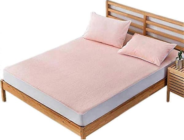 Cotton Fitted Sheet 90 x 200 Protection (Pillowcase not included) Pink