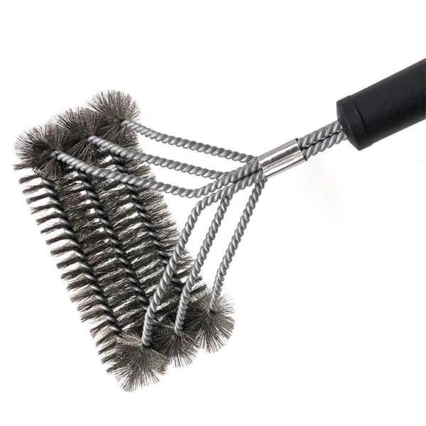 1-pack grillborste i rostfritt stål, trådborste, ugn, grill, grill C