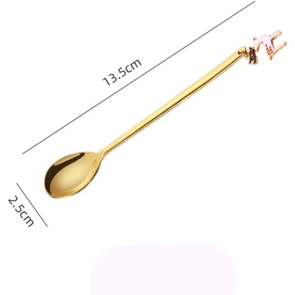 Coffee Spoon Christmas Decoration Teaspoon Dessert Spoon Decoration Serving