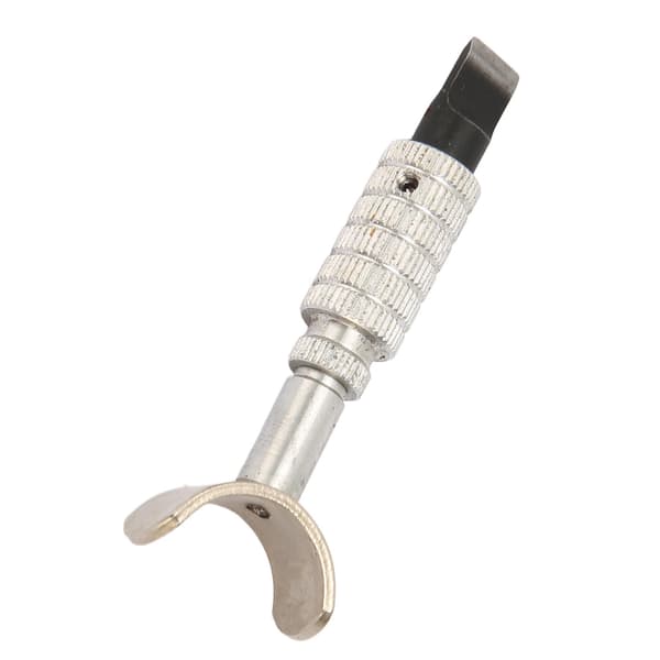Adjustable Leather Swivel Knife, Flexible, High Sharpness, Metal, Leather Craft, Carving Knife with U-shaped Handle for Craft Projects