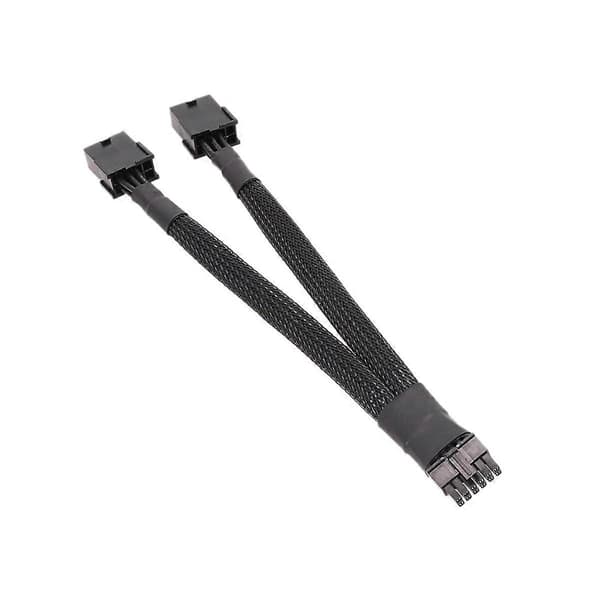 Grafikkort 12VHPWR PCIe 5.0 12-Pin til Dobbelt GPU PCIE 8-Pin Kabel til RTX30 Serien 3070 3080 RTX3090