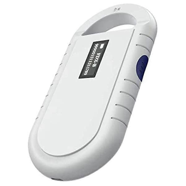 Dyr Chip Læser til Dyr RFID Chip Dyr ISO Transponder til Dyreidentifikation [db] hvid white