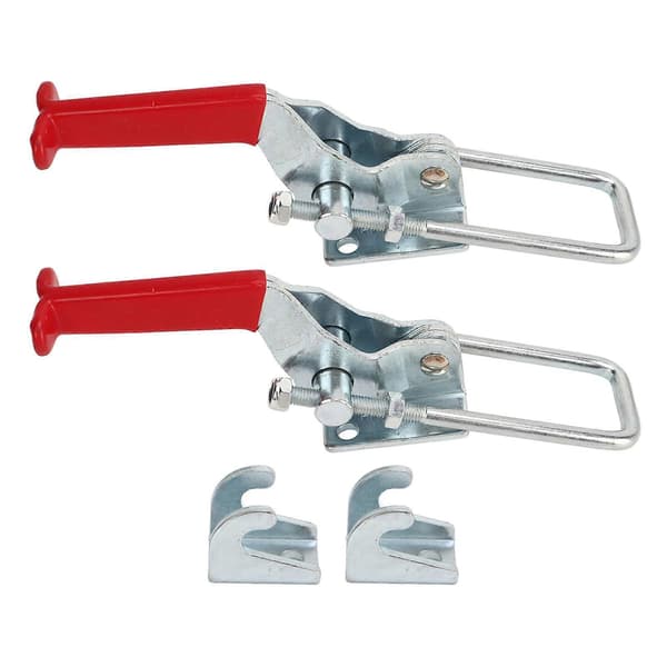 2 PCS U-bolt Toggle Latches 900 kg Capacity Heavy Duty Adjustable Self-Locking Toggle Clamps For Trailer RV