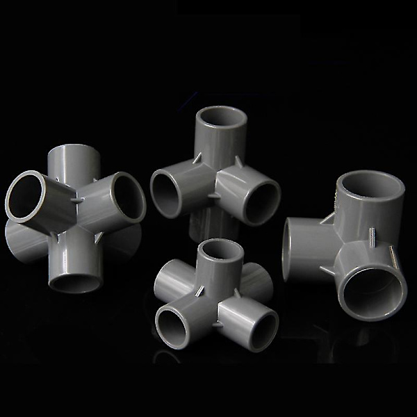 PVC-putkiliittimet 3 4 5 6-tieletku jakaja 20-50mm puutarhakastelu vesiputkiliitin adapteri DIY hyllyliitin 20mm 20mm 6 Way8 12 6 Way8