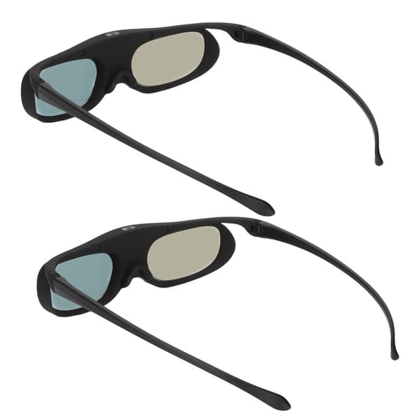 2 st 144Hz 3D Active Shutter Glasses DLP LinK LCD-lins 3D-glasögon för 3D DLP-projektorer