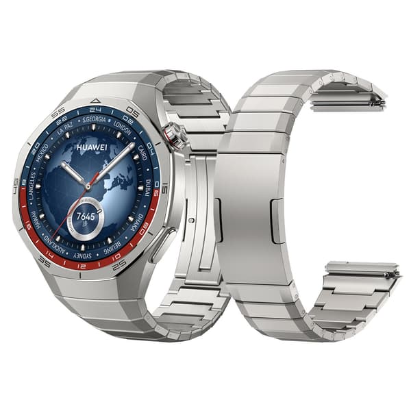 Titanarmbånd til Huawei Watch GT 5 Pro 46mm Titanium Titanium Titanium