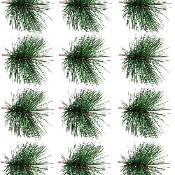24 stk. kunstige fyrregrene til juletræ