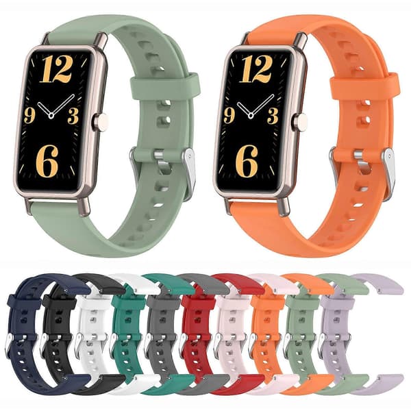 For Huawei Watch Fit Mini 16 mm silikonrem Hvit White