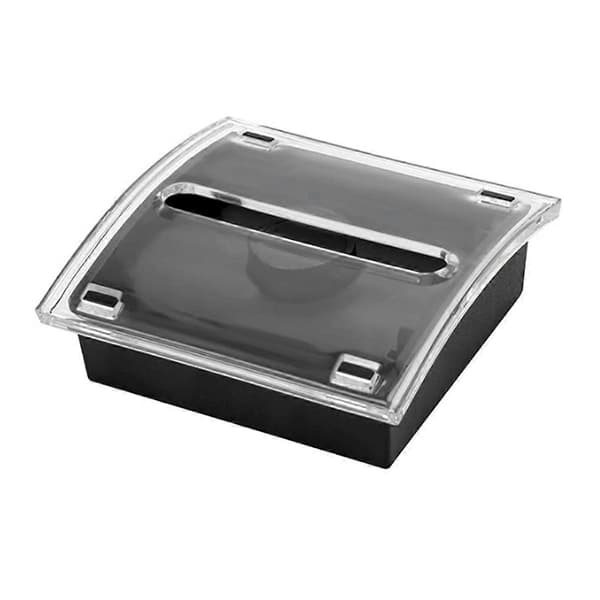 Pop-up notatblokkholder Svart base Klar topp Sticky Notes-holder