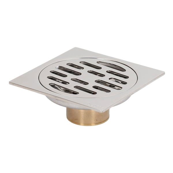 4 inch Square Odor-Proof Insect-Proof Floor Drain with Copper Core for Bathroom Kitchen Balcony