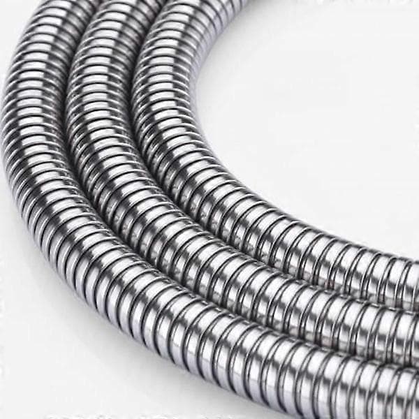 3m Duschslang - Rostfri duschslang i silver