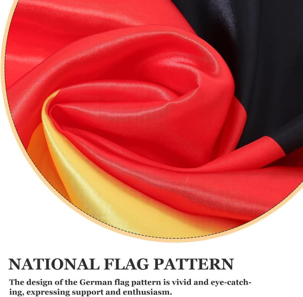 3 st Tyskland flagga tryckt bandana huvudduk polyester -
