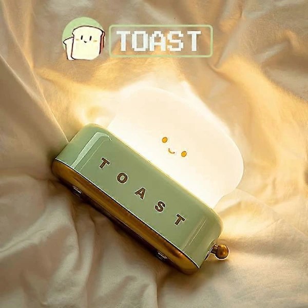 Toast Bedroom Decor Night Light, Cute Bread Night Light