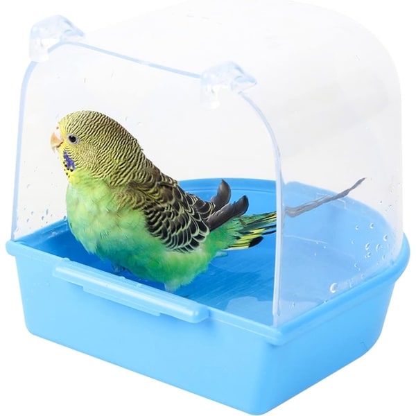 Bird Bath, Hanging Bath with Hooks, Bird Cage Supplies, Water