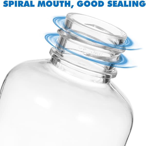 12 stk 75 ml påfyllbare plastflasker